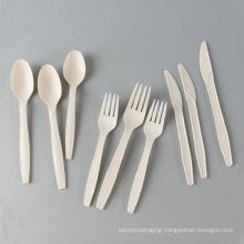 Disposable Biodegradable CPLA Knife Fork and Spoon Cutlery